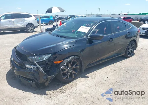 2020 Honda Civic Sport z USA, uszkodzony, nr VIN 19XFC2F85LE015860